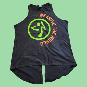 Zumba tank top backless